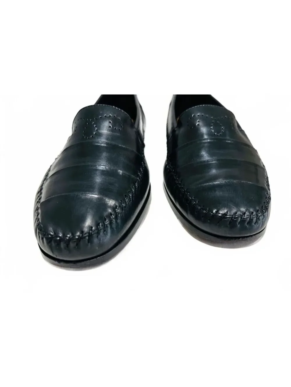 Vintage Giorgio Brutini Men's Leather Loafers Slip-On Style 670311  Size 11D